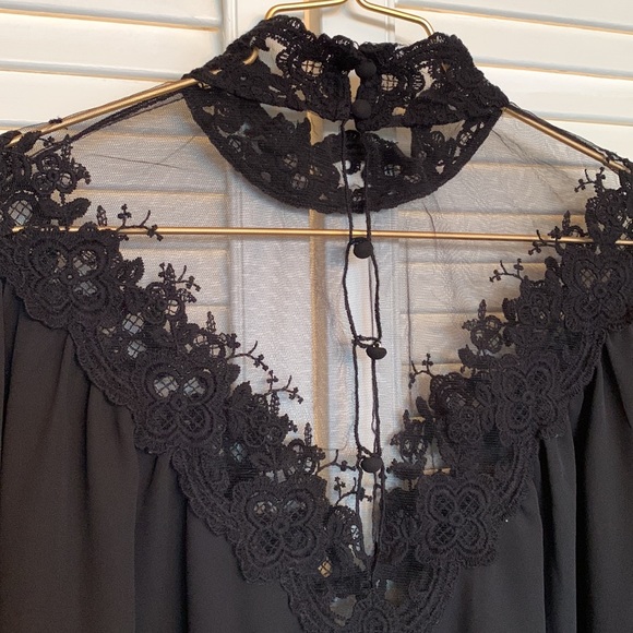Saks fifth Avenue Black Blouse - Picture 3 of 4
